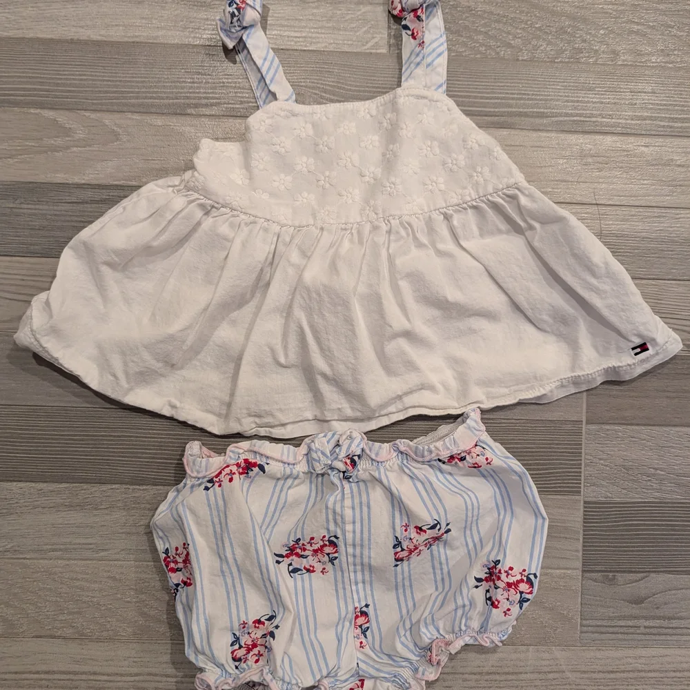 Tommy Hilfiger White and Blue Set